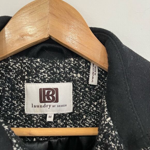 Laundry by Design Tweed Coat Size M - Picture 3 of 6
